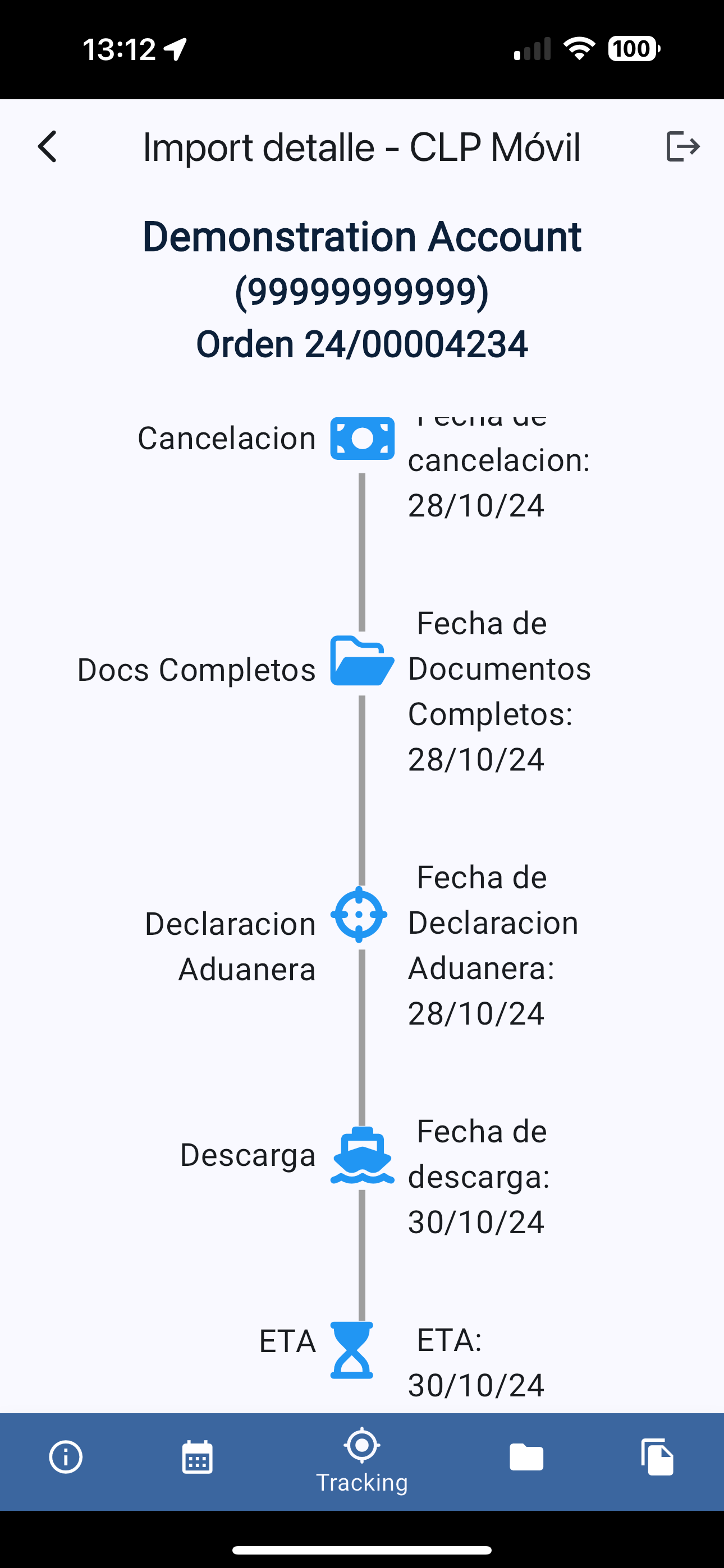Tracking Screen
